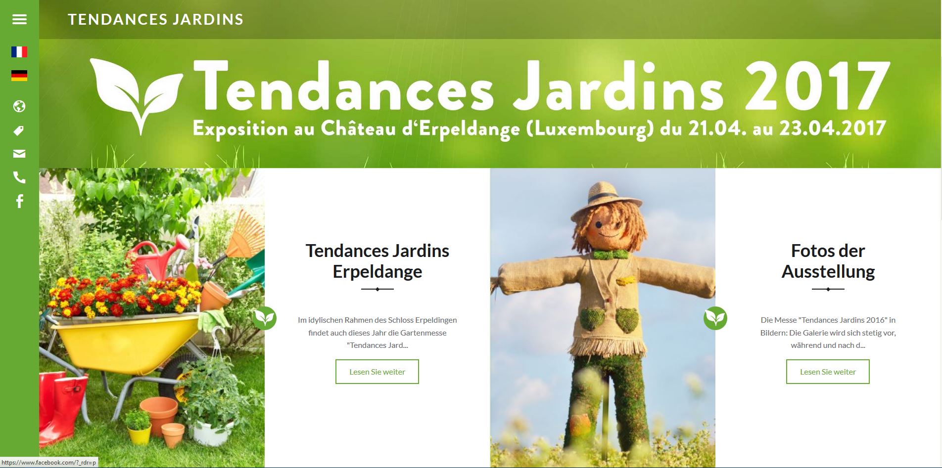 Tendances Jardins Luxemburg · Informationen zur Gartenmesse im